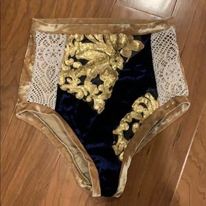 Lux Muse high waisted velvet bottoms